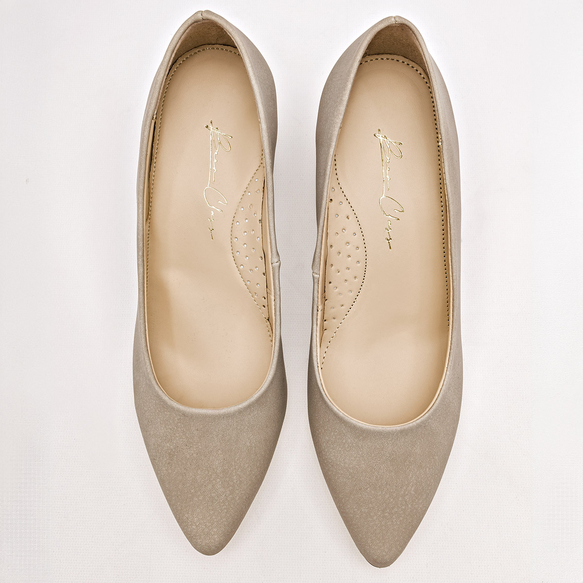 BEEN CLASS 18568 ZAPATILLA TACON 5 CM MUJER CASUAL COLOR BEIGE