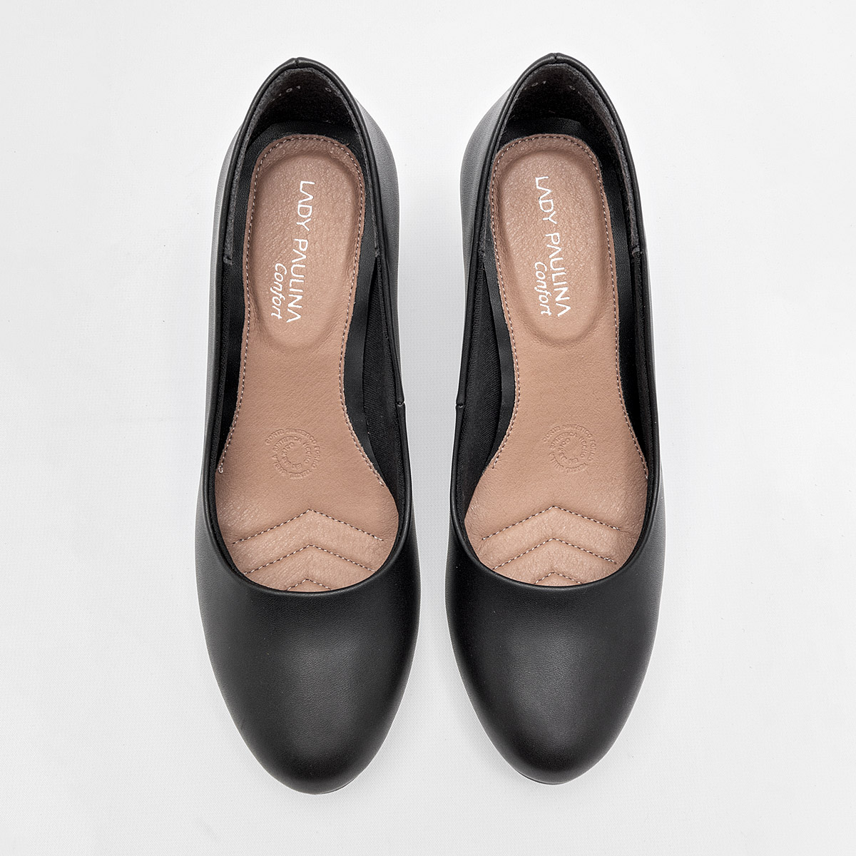 LADY PAULINA 34101 ZAPATILLA MUJER TACON 7 CM CASUAL COLOR NEGRO