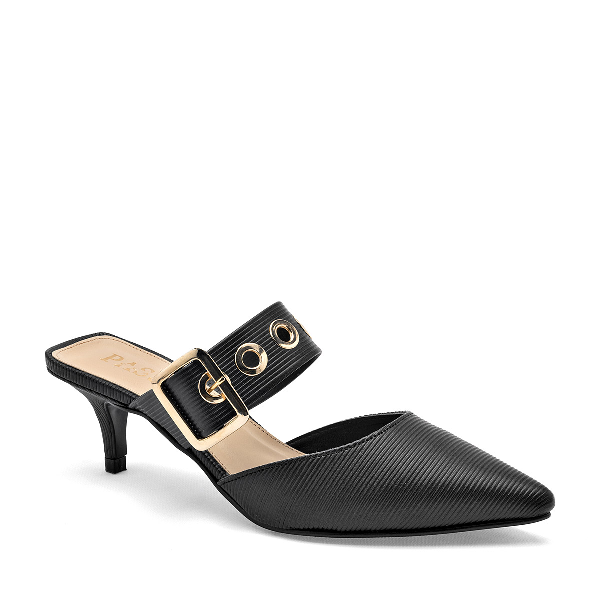 CLASBEN GIAN ZAPATILLA MUJER TACON 5 CM CASUAL COLOR NEGRO