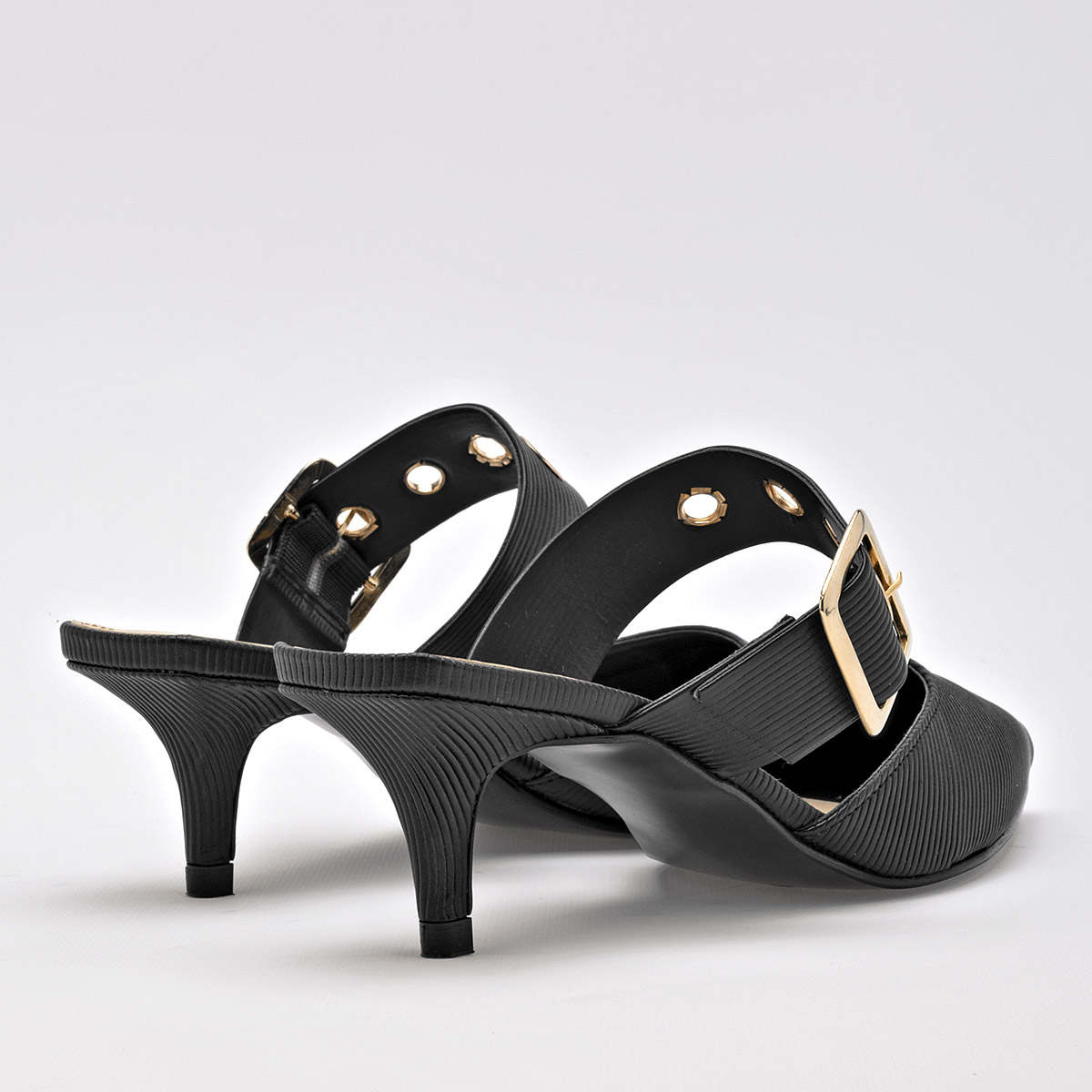 CLASBEN GIAN ZAPATILLA MUJER TACON 5 CM CASUAL COLOR NEGRO