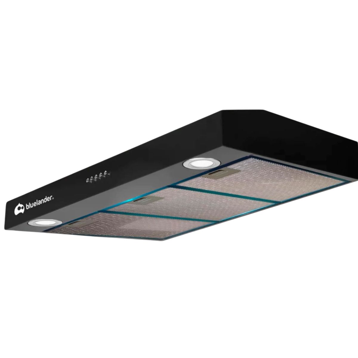 Campana Extractora de 90 cm para Cocina con Salida de Aire y Filtro de Carbón Activado Bluelander