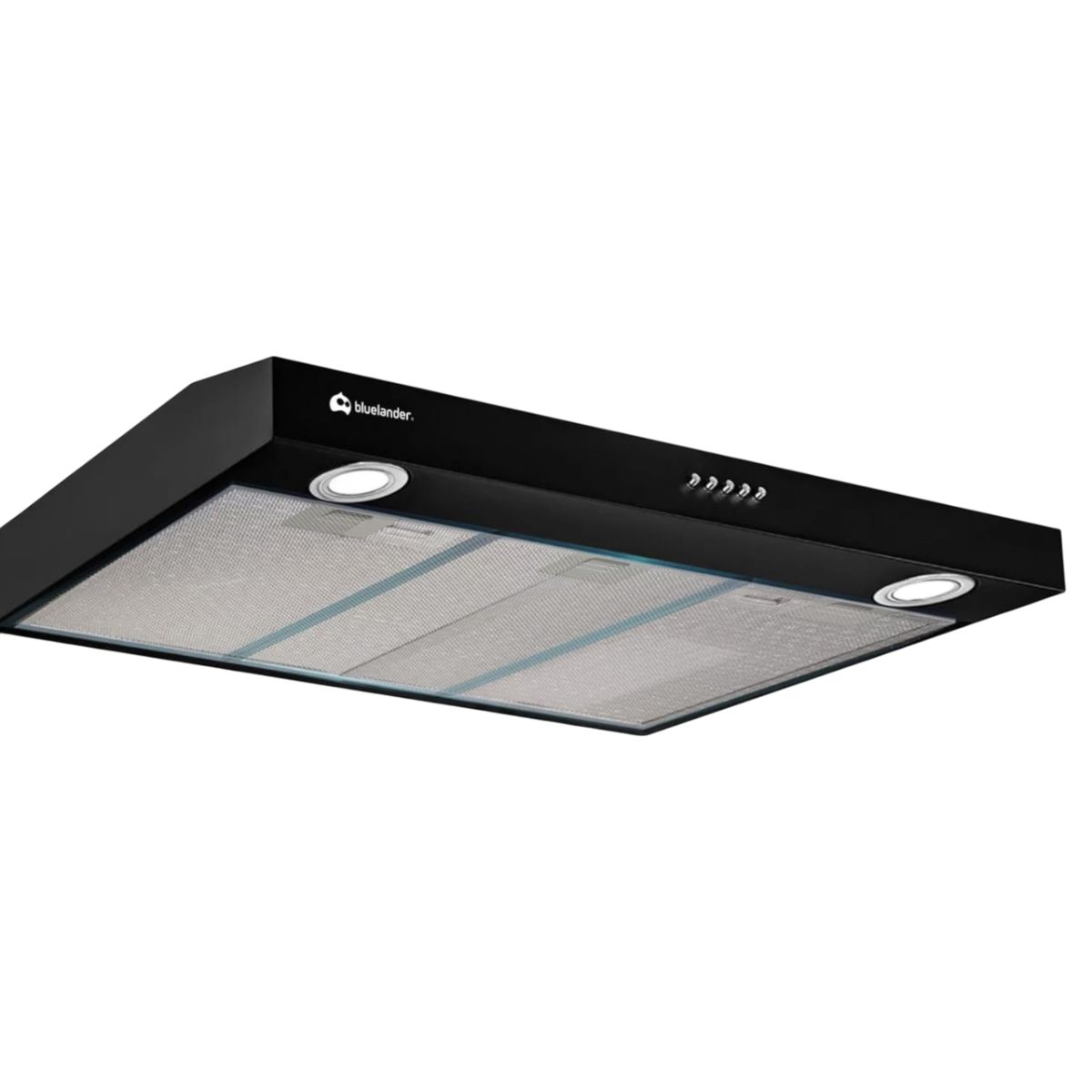 Campana Extractora de 90 cm para Cocina con Salida de Aire y Filtro de Carbón Activado Bluelander