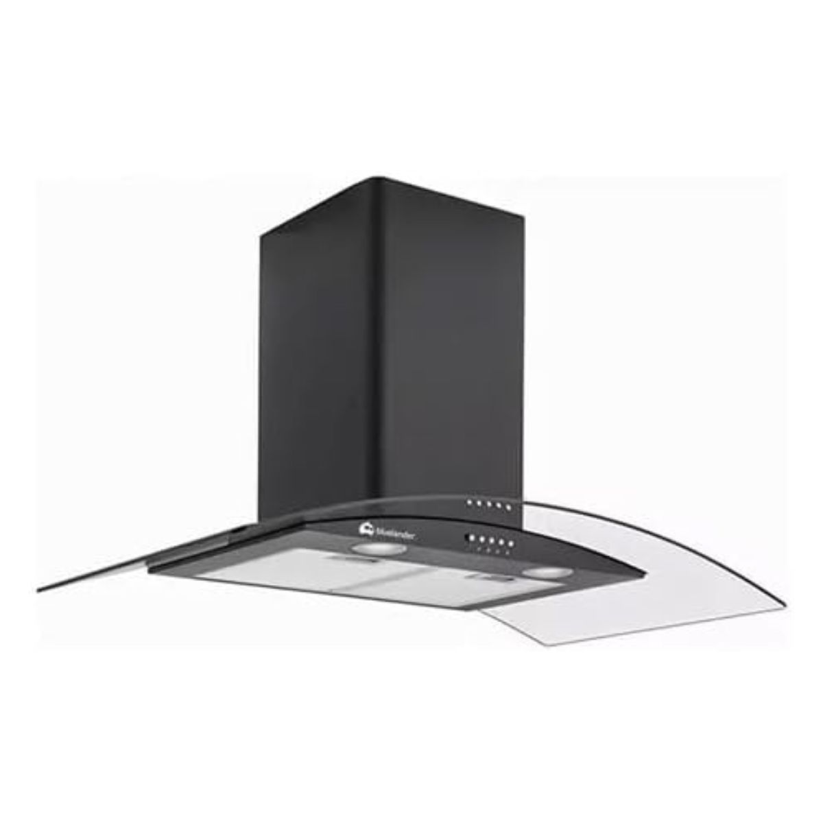 Campana Extractora de Botones 90 cm para Cocina de 3 Velocidades con Filtro de Carbón Activado Bluelander