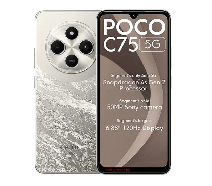 Xiaomi Poco C75 128Gb 6Ram Color Oro Dualsim Nuevo Libre