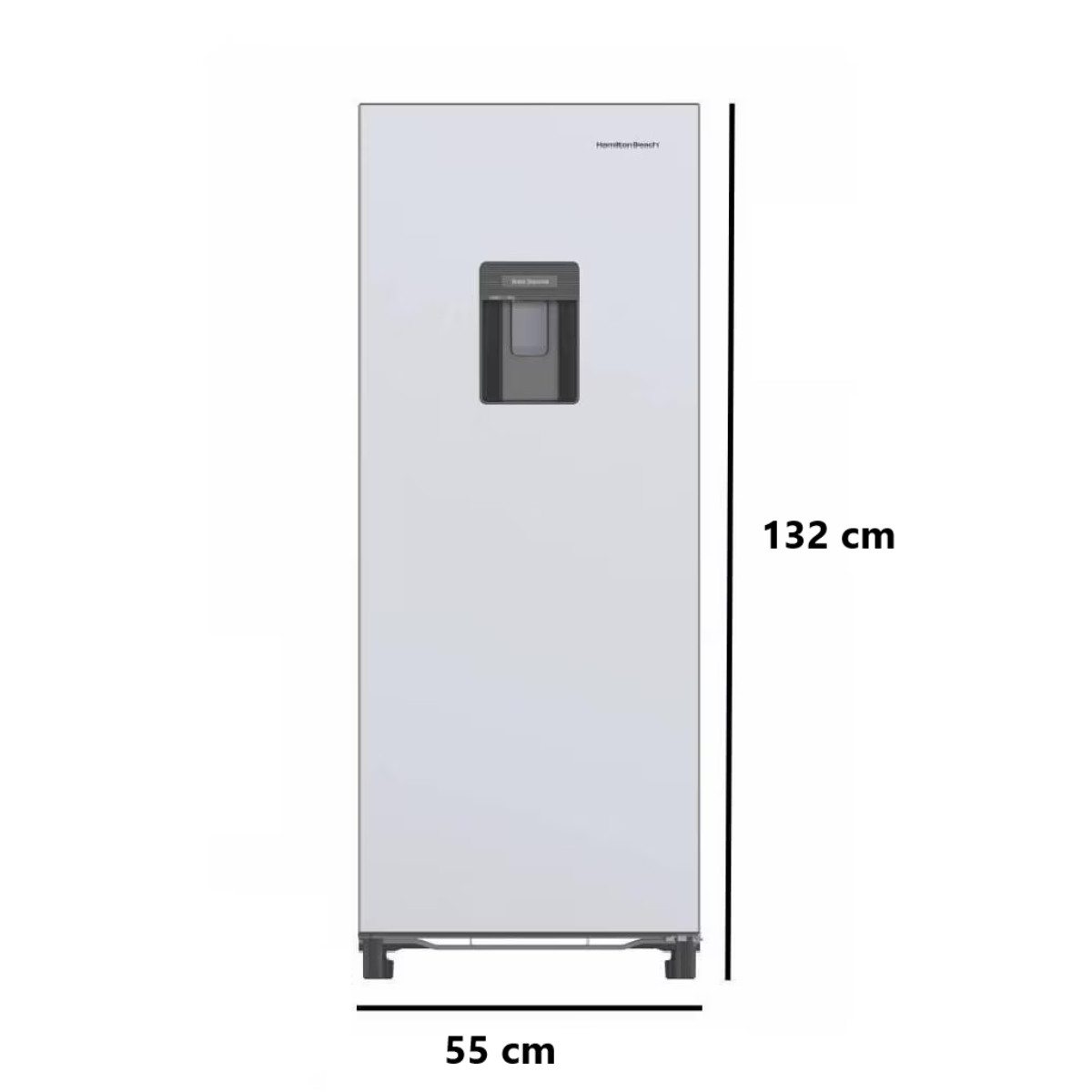 Refrigerador Hamilton Beach 7 Pies Cúbicos Gris HBR70MS1E