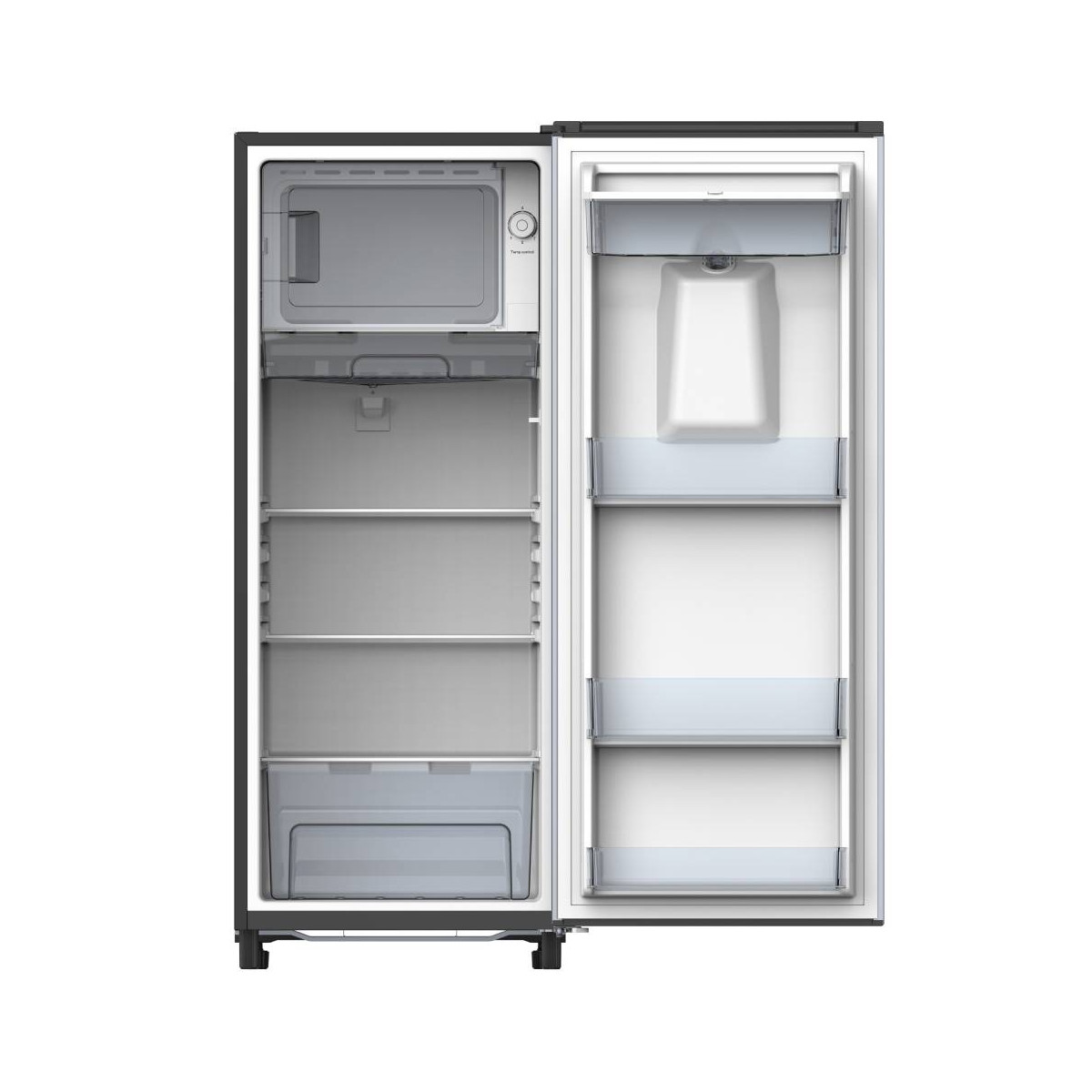 Refrigerador Hamilton Beach 7 Pies Cúbicos Gris HBR70MS1E
