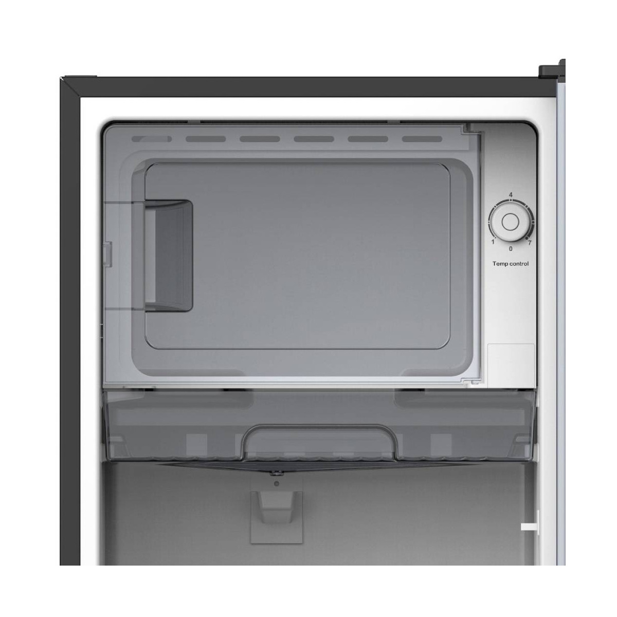 Refrigerador Hamilton Beach 7 Pies Cúbicos Gris HBR70MS1E