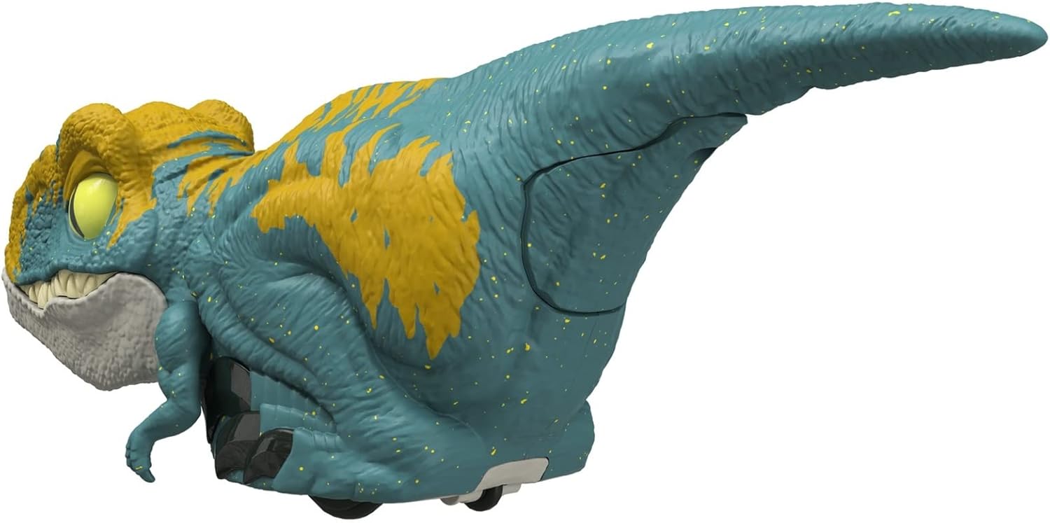 Figura Jurassic World Click Tracker Velociraptor Juguete para niños de 4 años en adelante