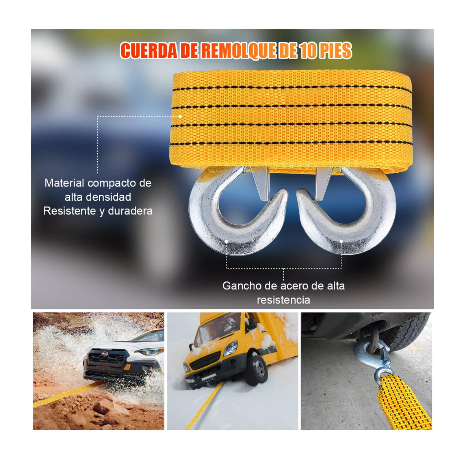 Kit Emergencia Auto Herramientas Essentials Seguidad