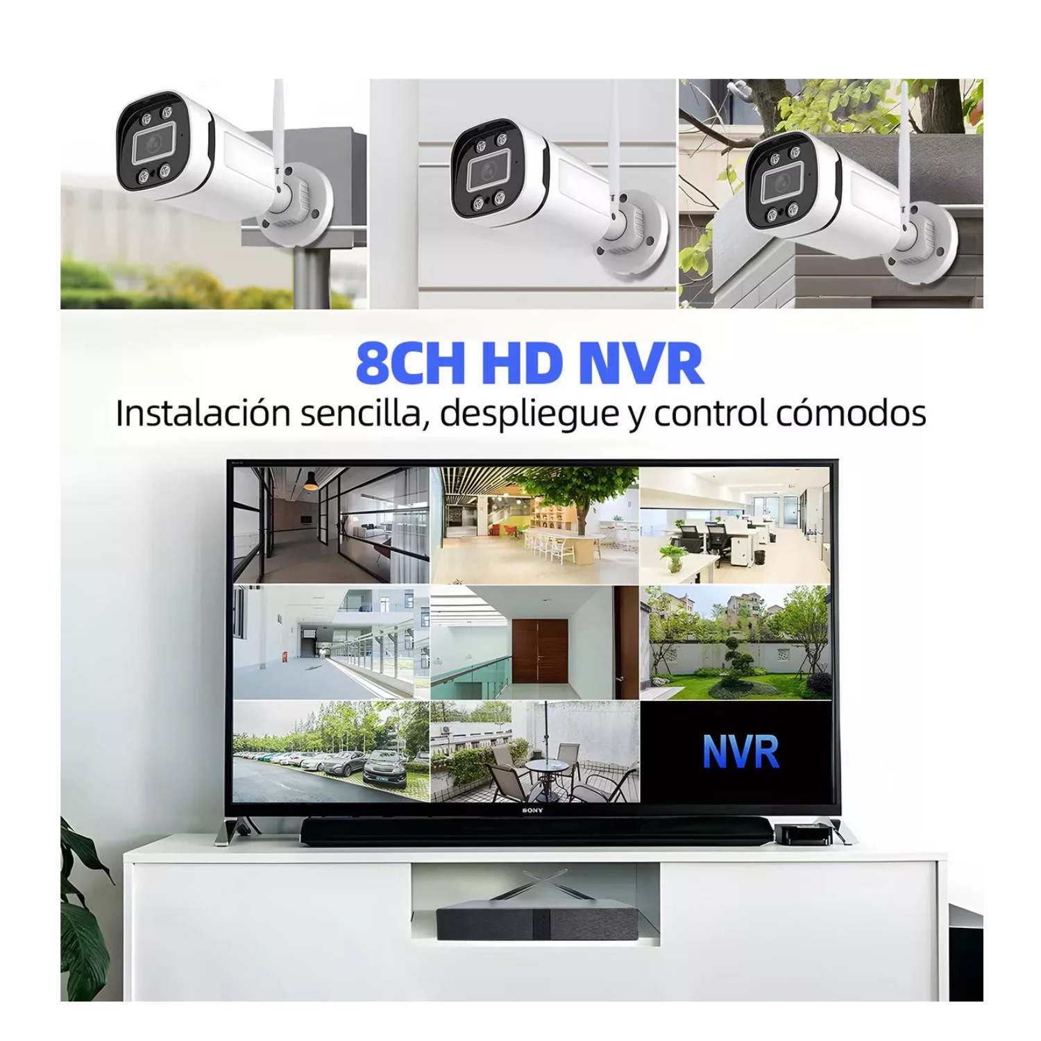 Camaras de seguridad   Wifi Inalambricas 4, cuircuito cerrado