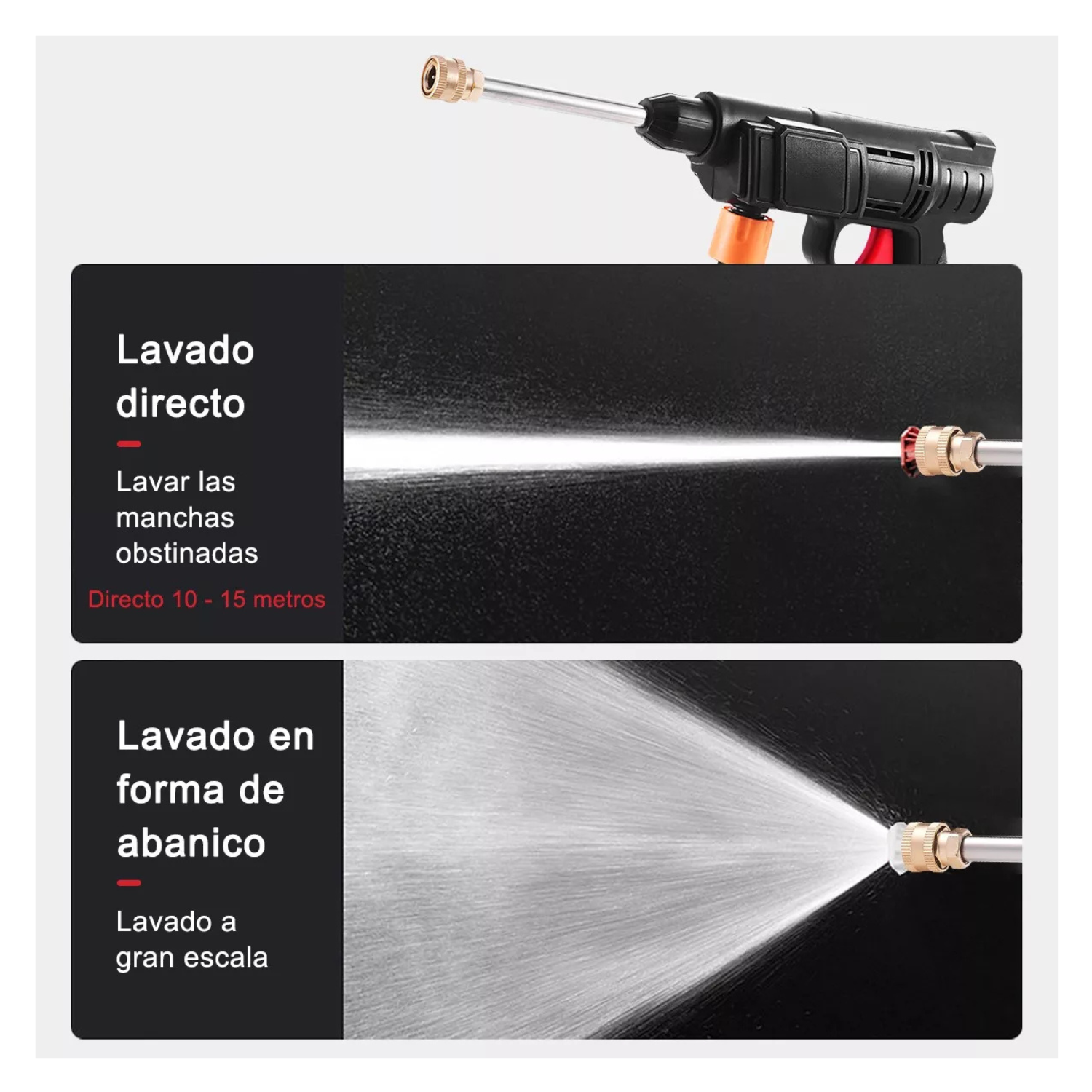 Pistola Para Hidrolavadora Portatil Inalámbrica Eléctricas