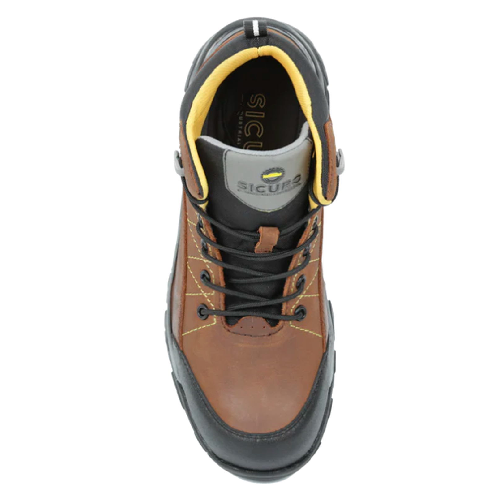 Bota Dieléctrica De Casquillo Seguridad Hombre Sicuro Sf09 Café Chocolate Forte
