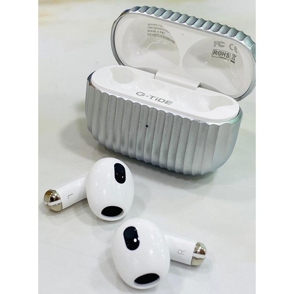 Audífonos Inalámbricos G-tide H21 Manos Libres 5.3 Plateado