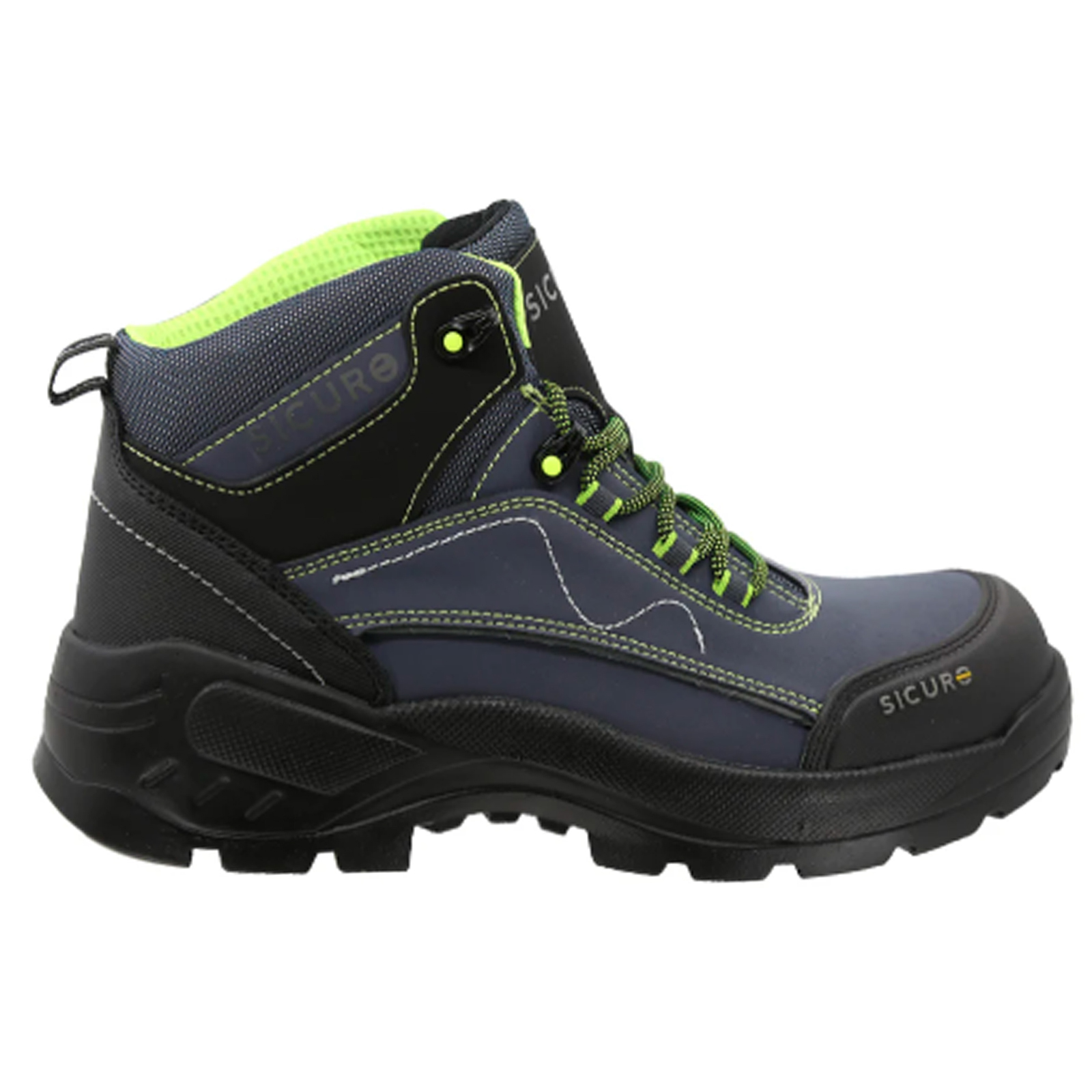 Bota Industrial De Seguridad Dieléctrica Hombre Sicuro Si50 Azul Marino