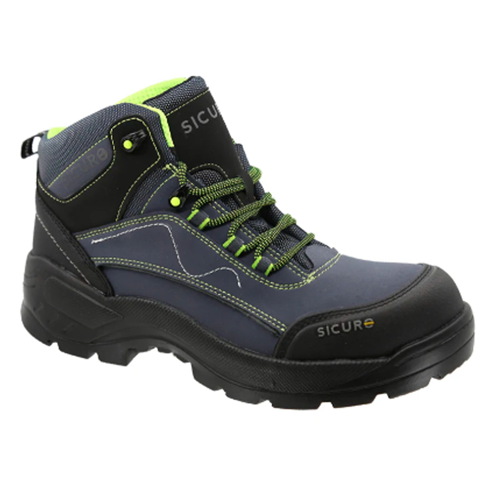Bota Industrial De Seguridad Dieléctrica Hombre Sicuro Si50 Azul Marino