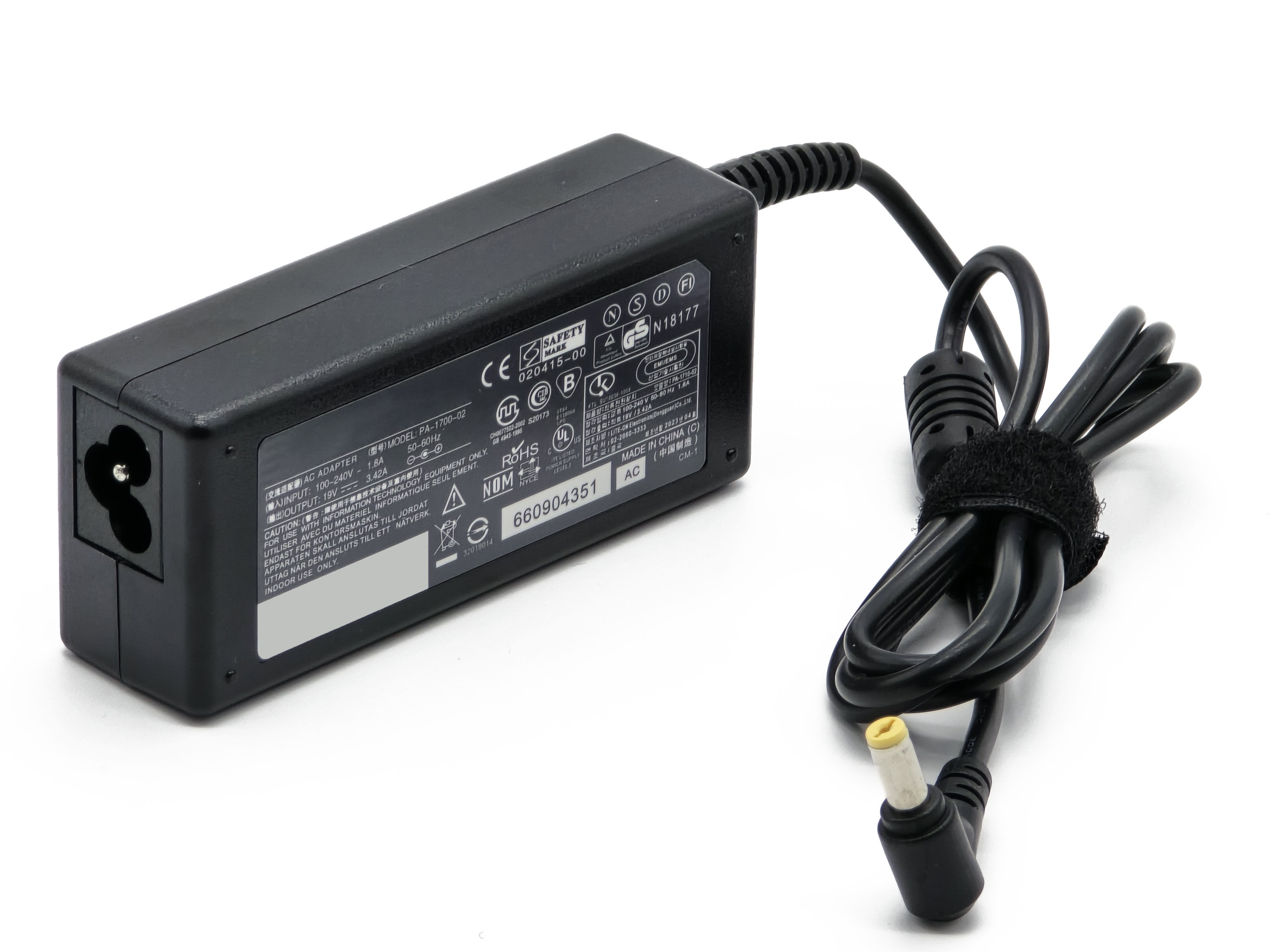 Cargador Compatible Con Acer 19v 3.42a 5.5*1.7mm