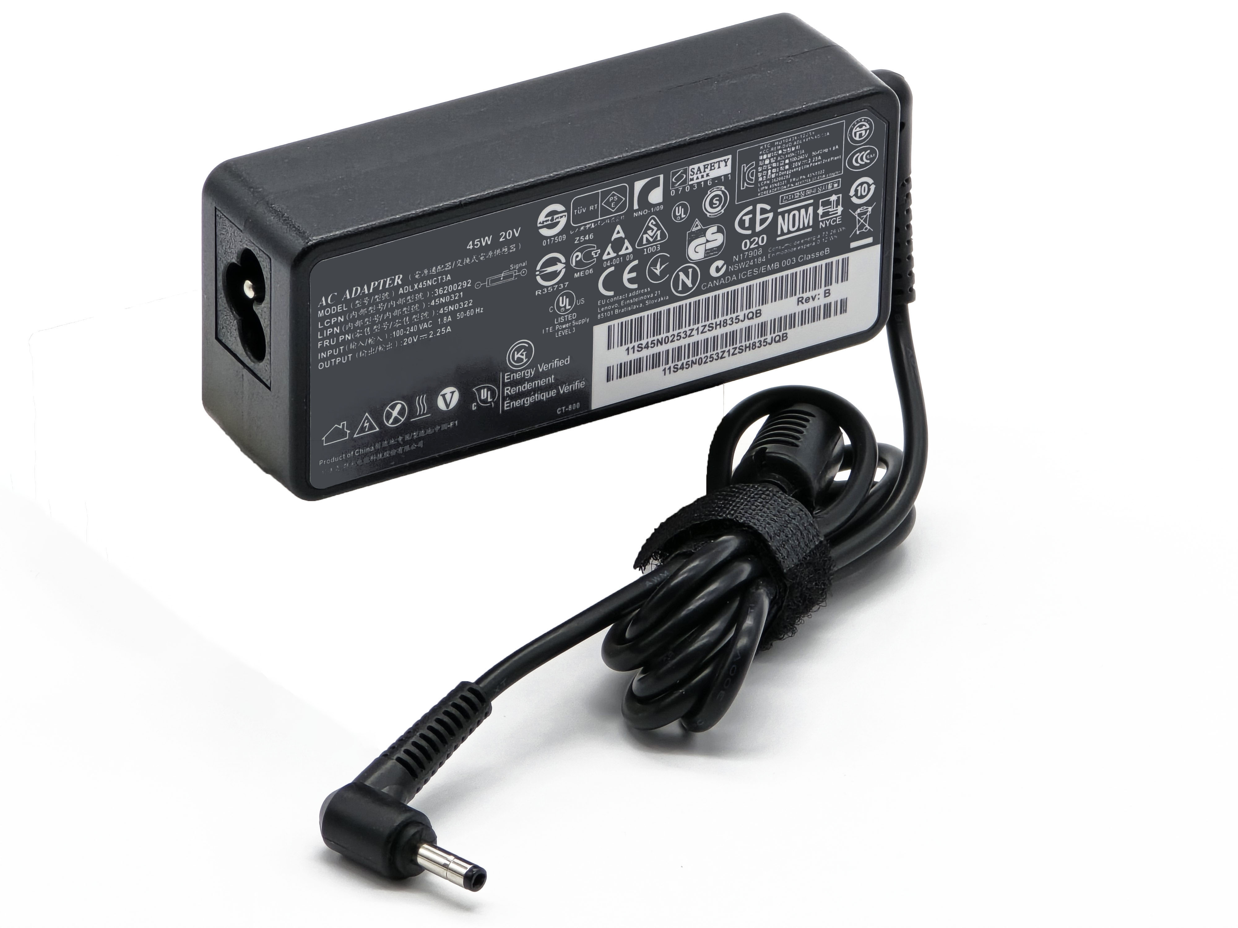 Cargador Compatible con Lenovo 20v 2.25a 4.0*1.7mm