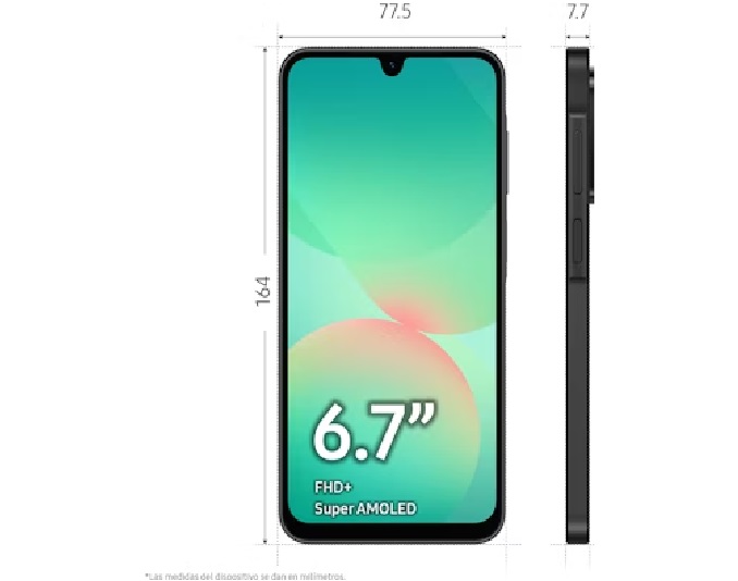 Samsung A26 5G 256Gb 8Ram Color Negro Dualsim Nuevo Libre