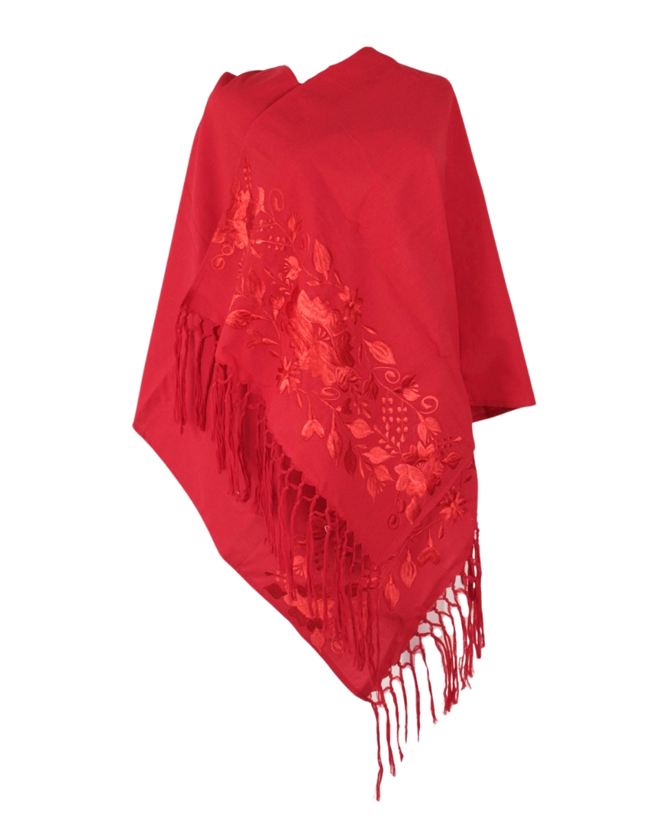 Chalina Artesanal Bordado Yucateco Para Mujer