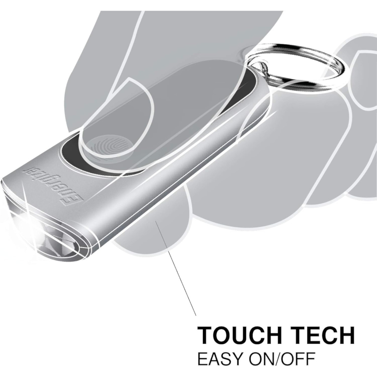 Linterna LED Energizer Llavero Touch Compacta y Potente