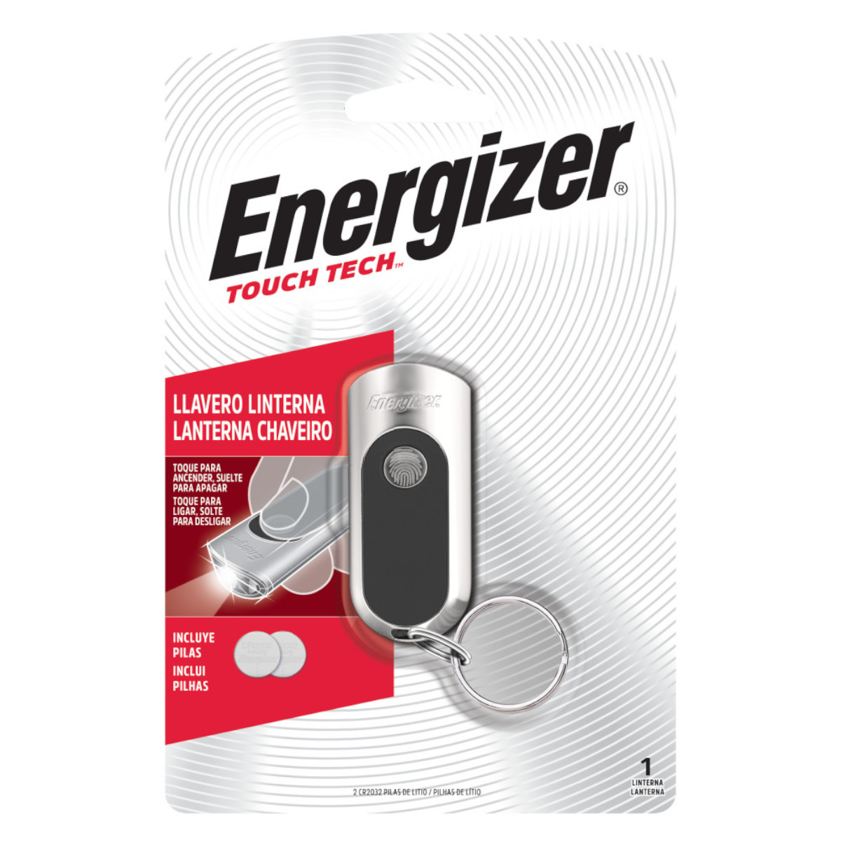 Linterna LED Energizer Llavero Touch Compacta y Potente