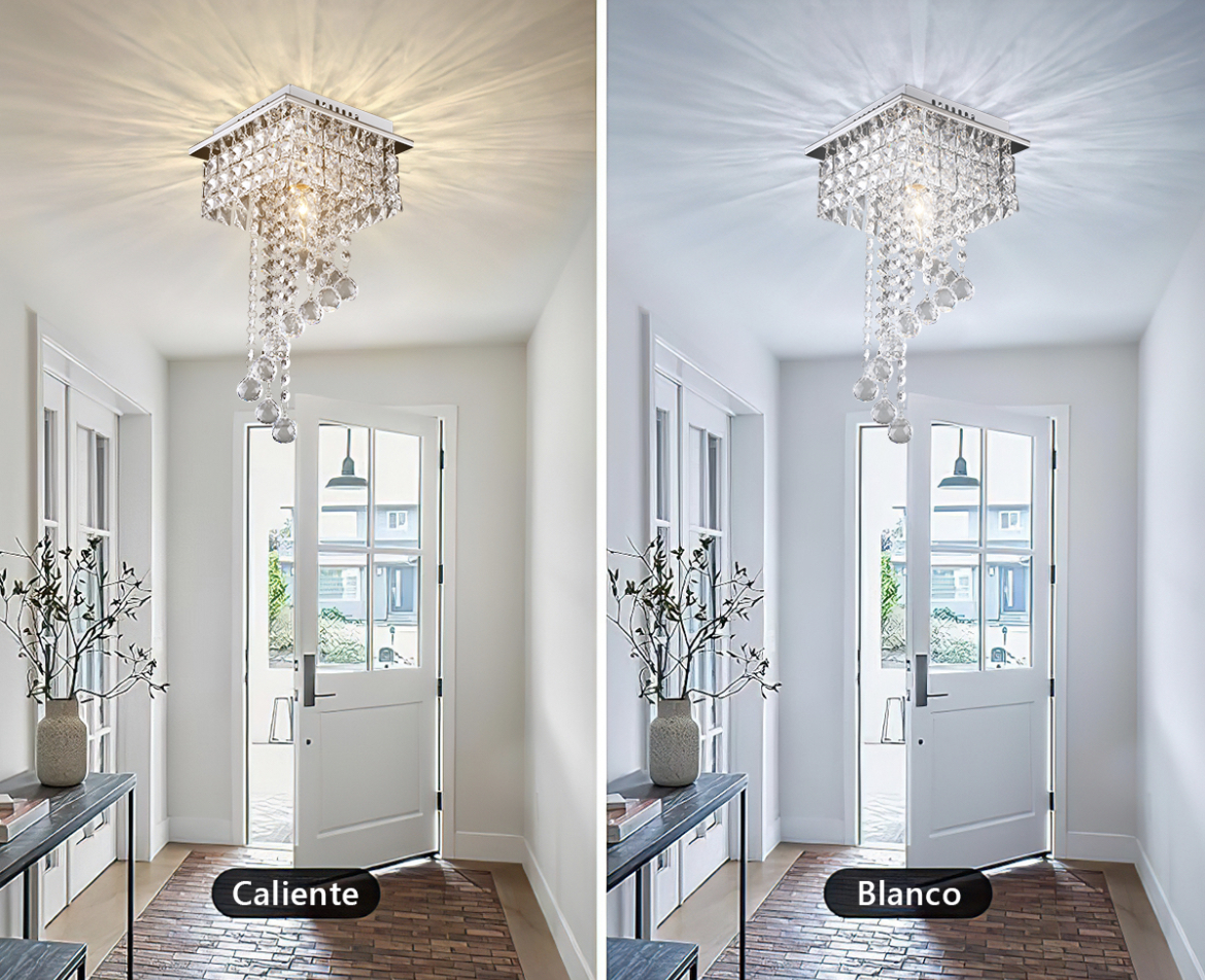 Lámparas De Techo Cristal Modernas Lámparas Metal Colgantes