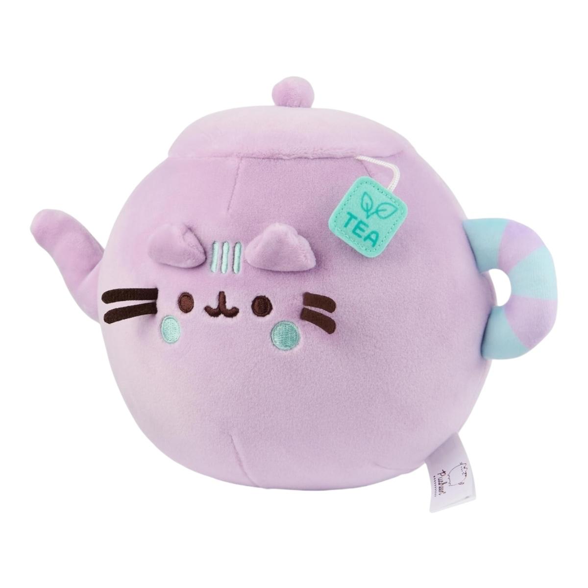 Peluche Gato Pusheen Cat Kitchen Tetera Squisheen Plush Gund Color Lila