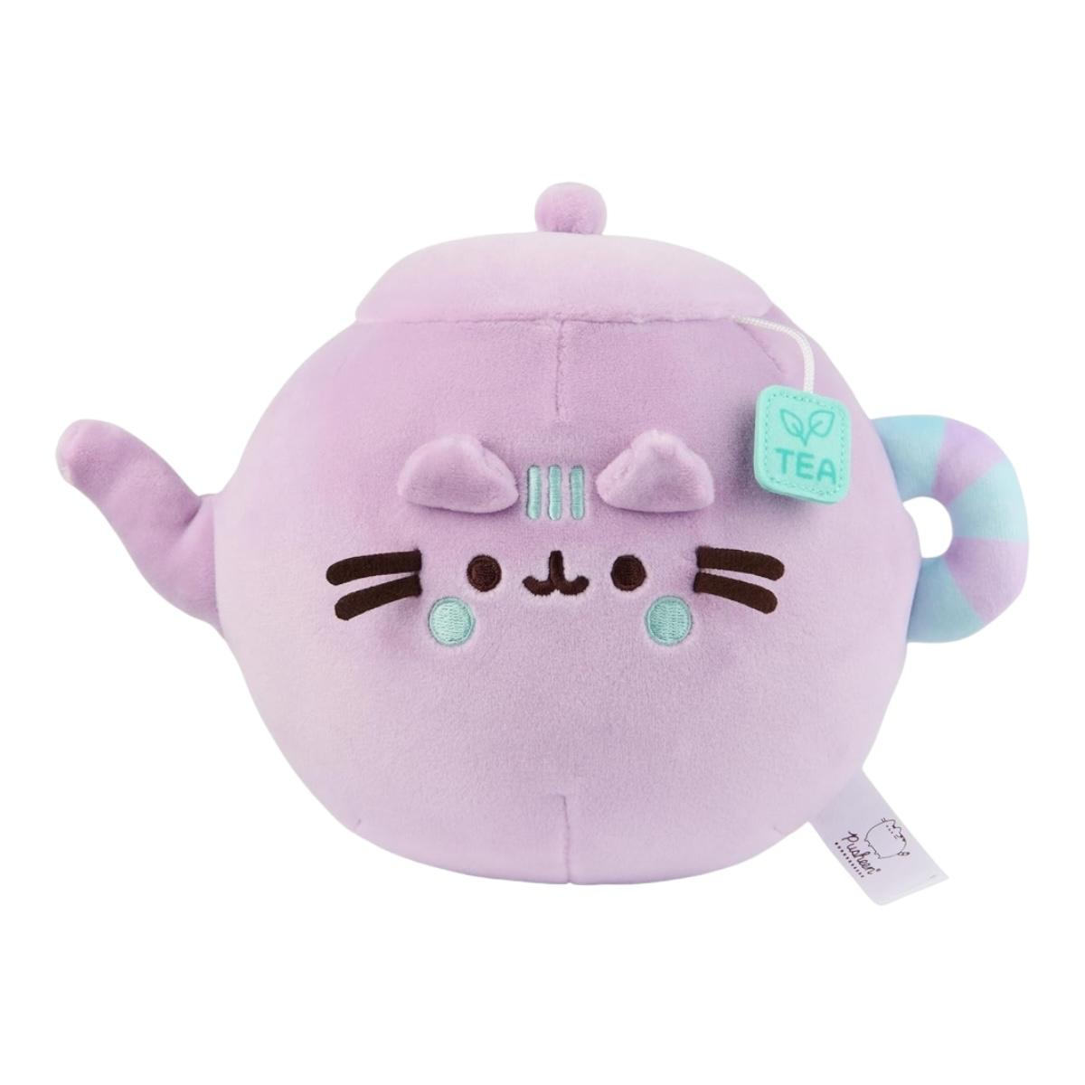 Peluche Gato Pusheen Cat Kitchen Tetera Squisheen Plush Gund Color Lila