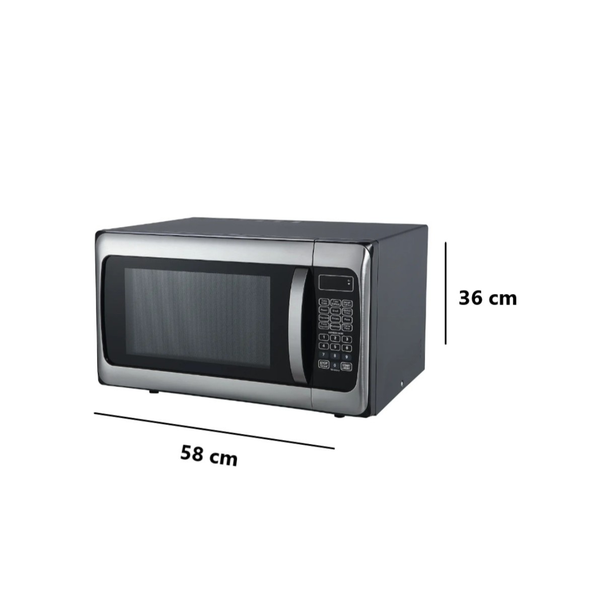 Horno de Microondas Daewoo 1.1 Pies Cúbicos Gris DMM-1110MS