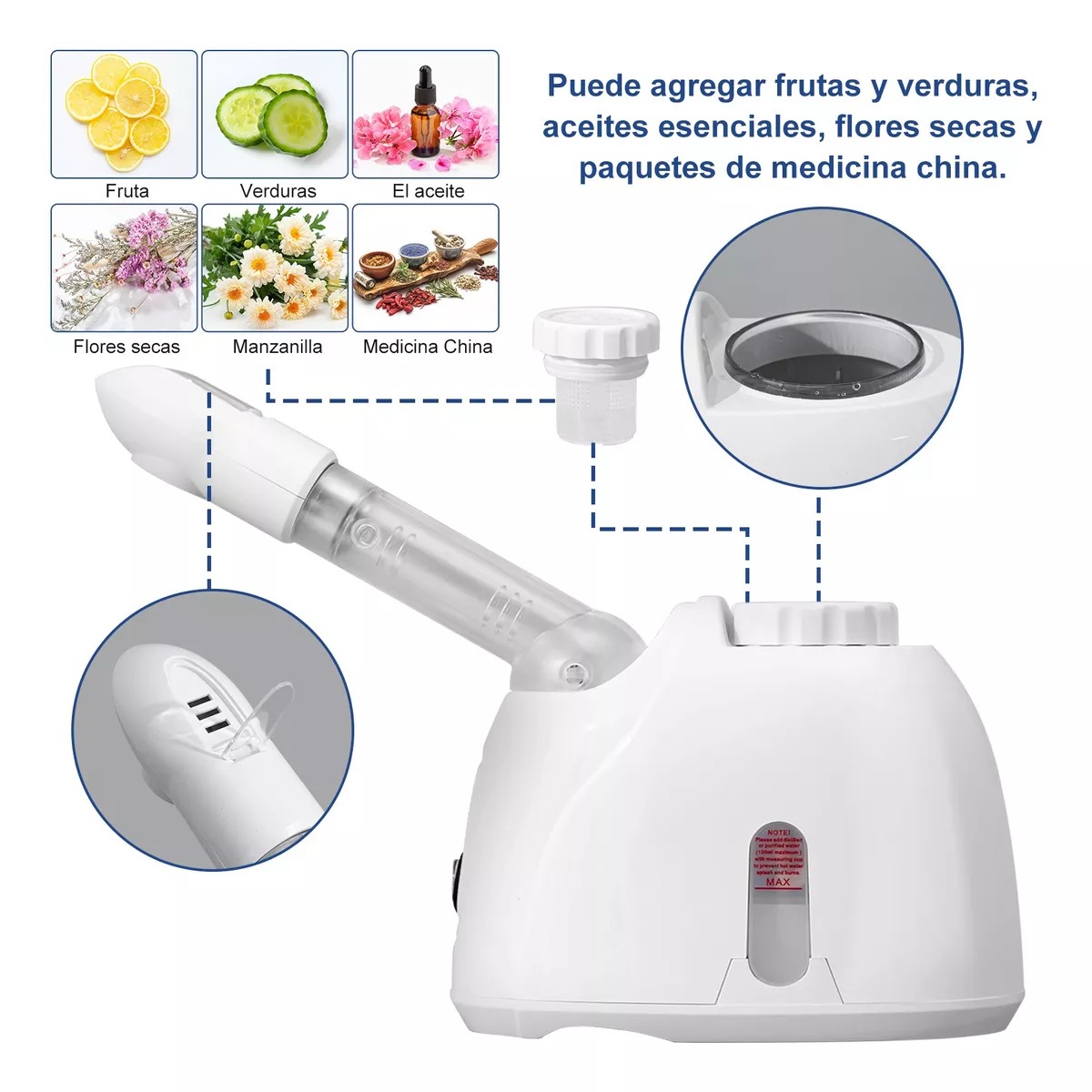 Vaporizador Facial Para Limpieza De La Piel K·skin Kd33s