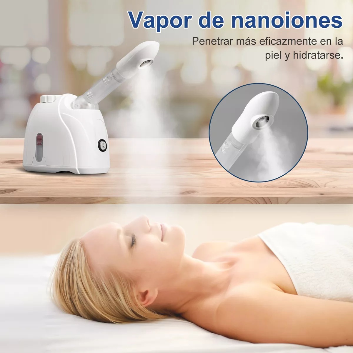 Vaporizador Facial Para Limpieza De La Piel K·skin Kd33s