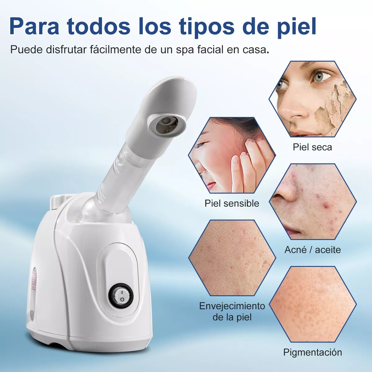 Vaporizador Facial Para Limpieza De La Piel K·skin Kd33s