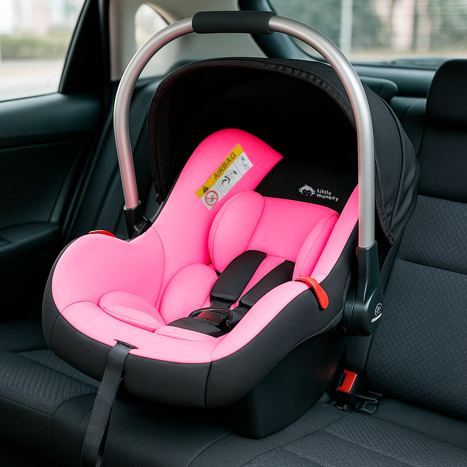 Asiento Para Bebé Tipo Moises Rosa