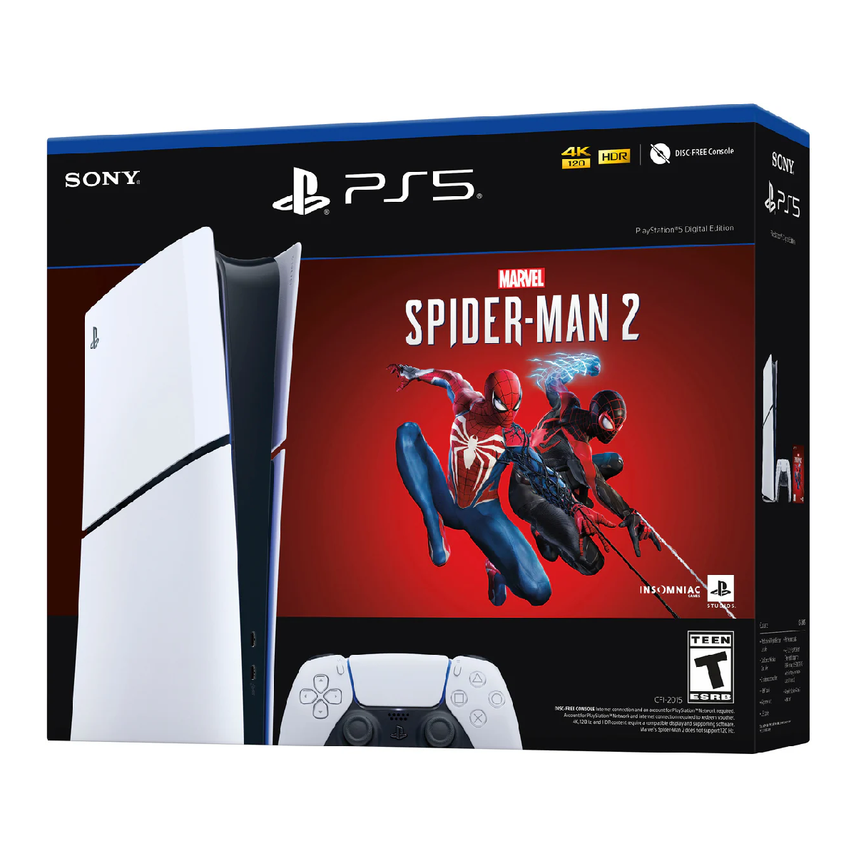 Consola PlayStation 5 Slim Digital - Paquete Marvel's Spider-Man 2