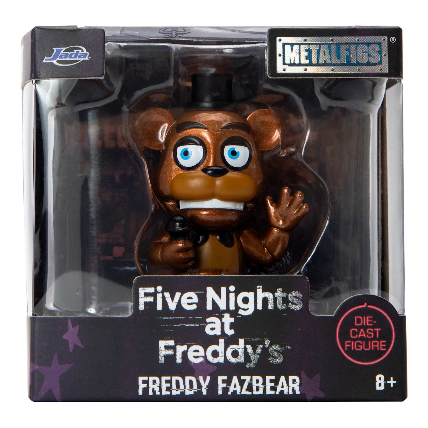 Figura Colección Five Nights At Freddy's Freddy Fazbear Metalfigs 2,5 Pulgadas Oficial