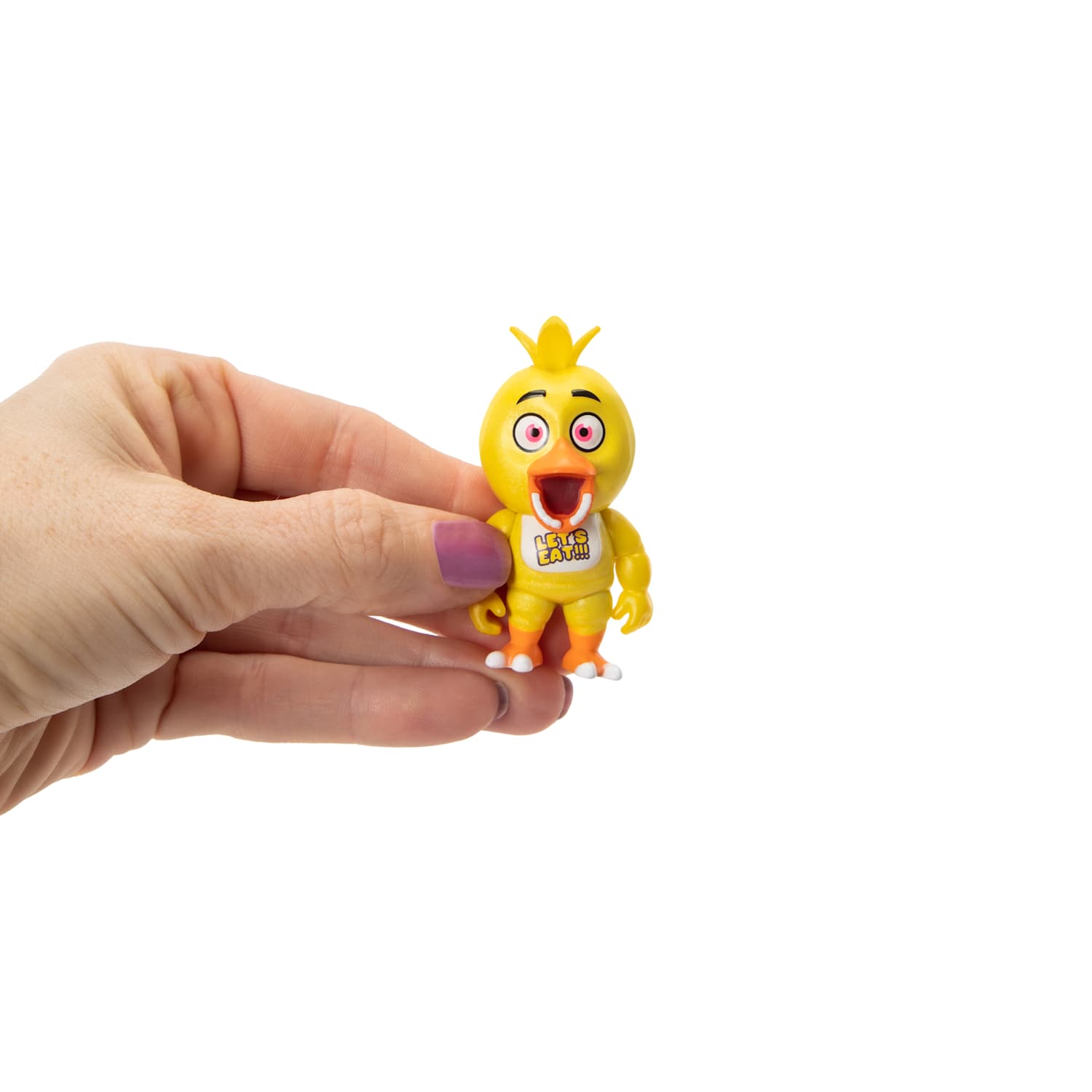 Figura Colección Five Nights At Freddy's Chica Metalfigs 2,5 Pulgadas Oficial