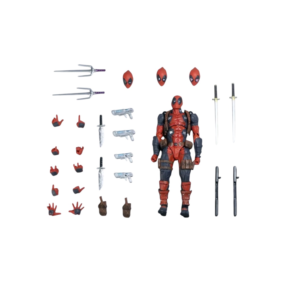Figura de acción Deadpool, Mide 16 cm de altura