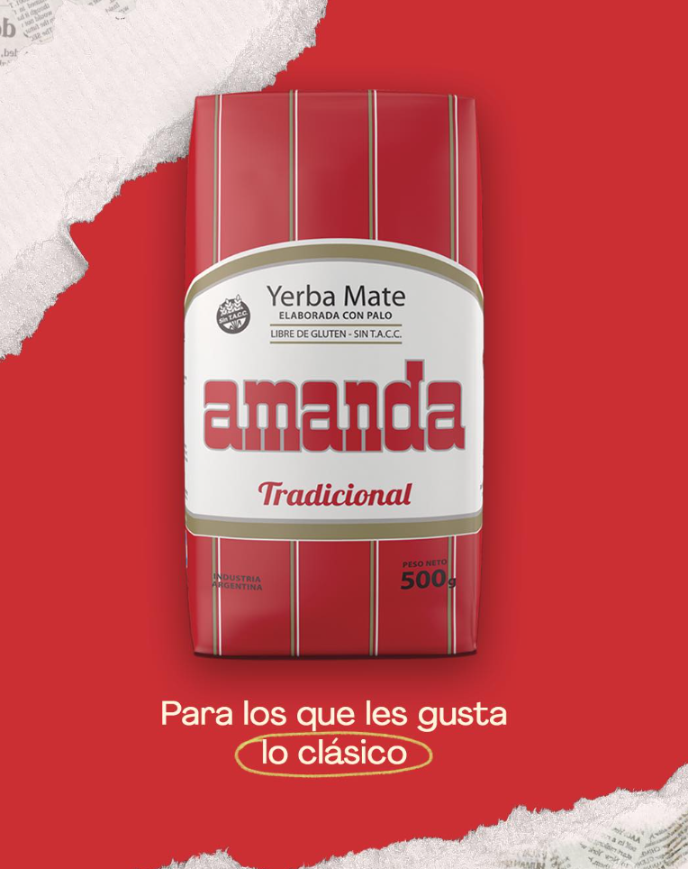 Yerba Mate Amanda Tradicional 500 g