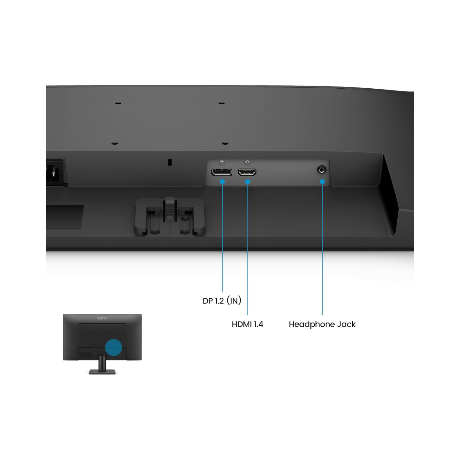 Monitor BenQ GW2491 23.8” Full HD 100Hz | Panel IPS | Eye-Care | HDMI y DisplayPort | VESA 100x100