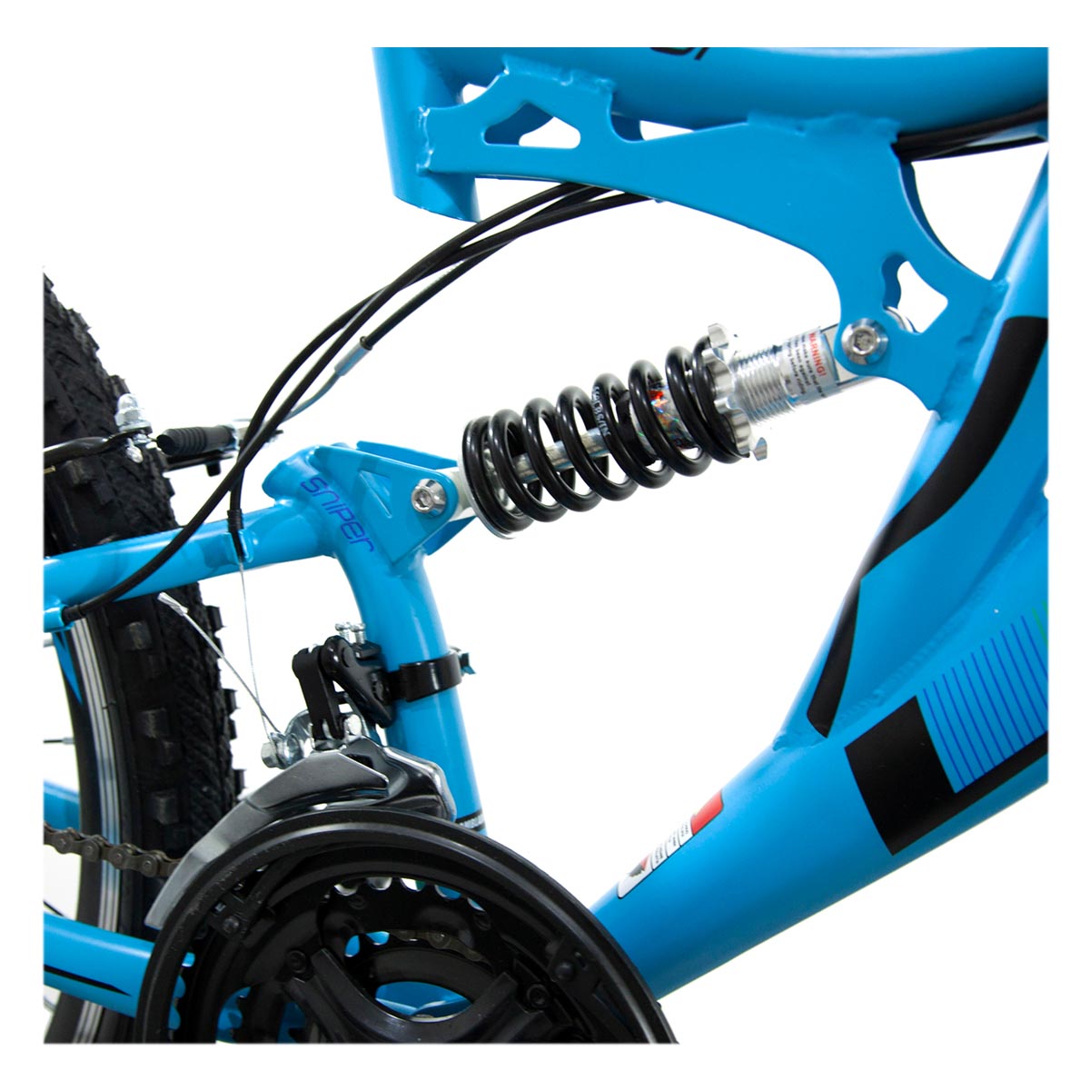 Bicicleta BENOTTO Montaña SNIPER R24 Acero Azul/Blanco Hombre