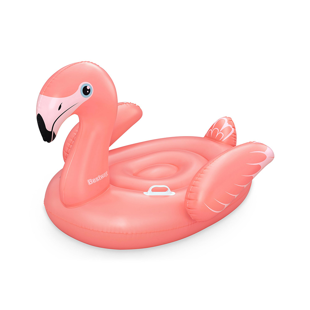 Inflable Salvavidas Montable Infantil Bestway Flamingo 1.38m