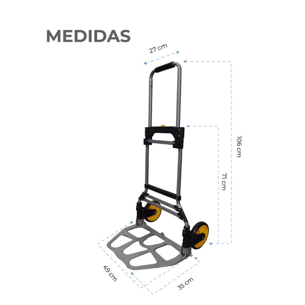 Diablito Para Carga Plegable De Acero