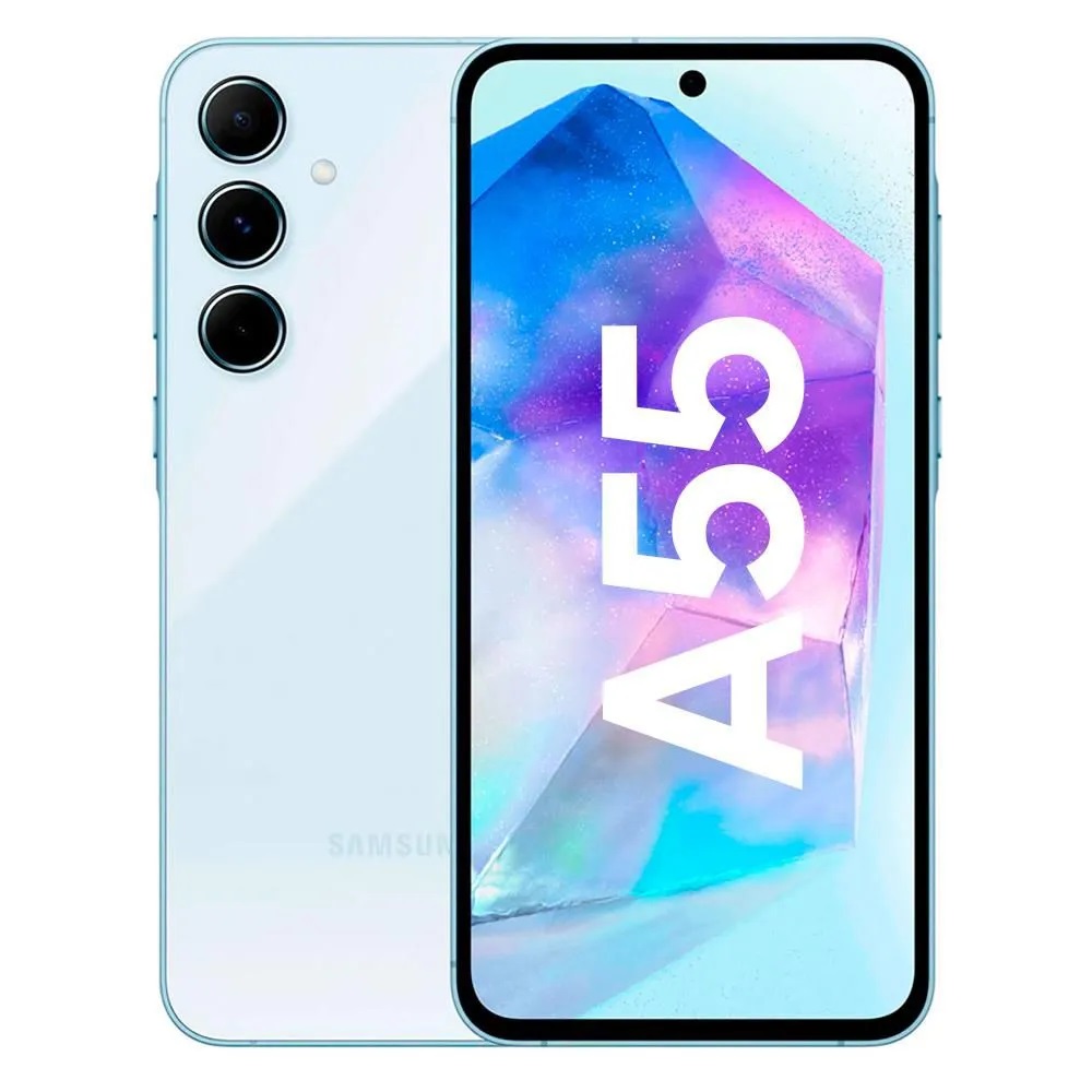 Celular Samsung A55 5G A556E 256Gb 8Ram Color Azul  2-Sim Nuevo Libre