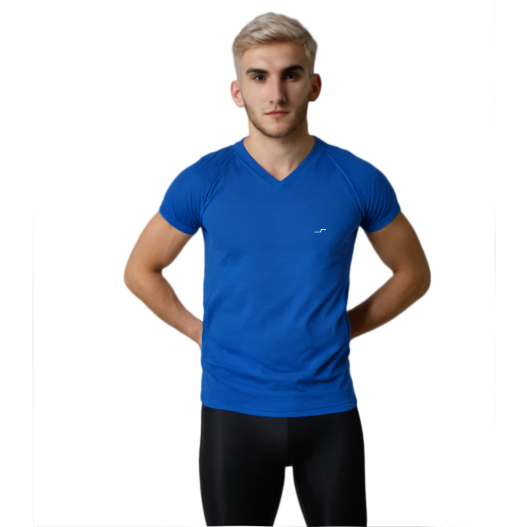 Paquete De 5 Playeras Deportivas Cuello V Para Hombre CHB Chili Beans Clothing Co. 