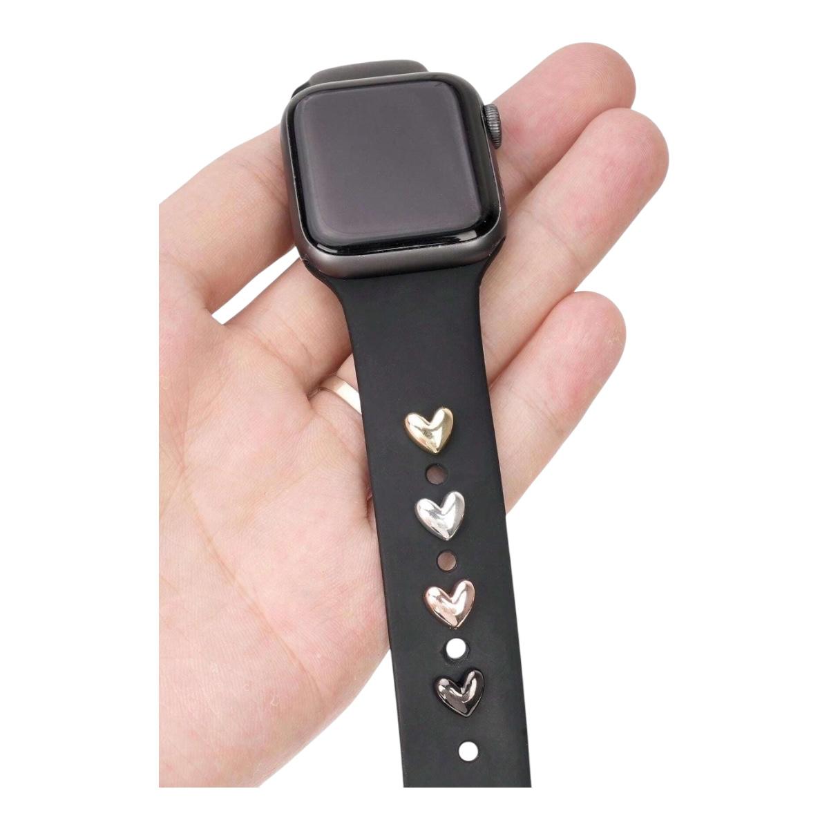 Charms Para Correa Compatible Con Apple Watch Corazones
