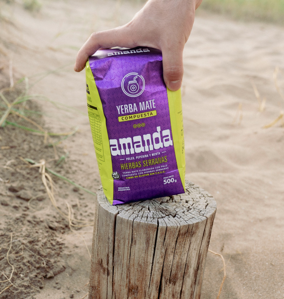 Yerba Mate Amanda Hierbas Serranas 500 g