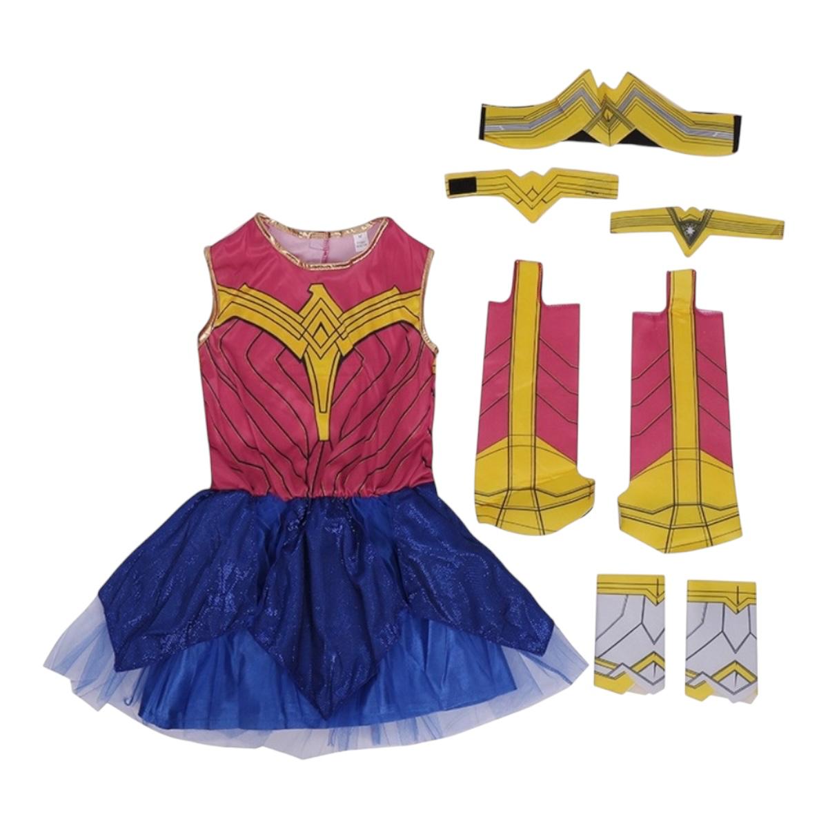 Disfraz Cosplay Infantil Mujer Maravilla Wonder Woman