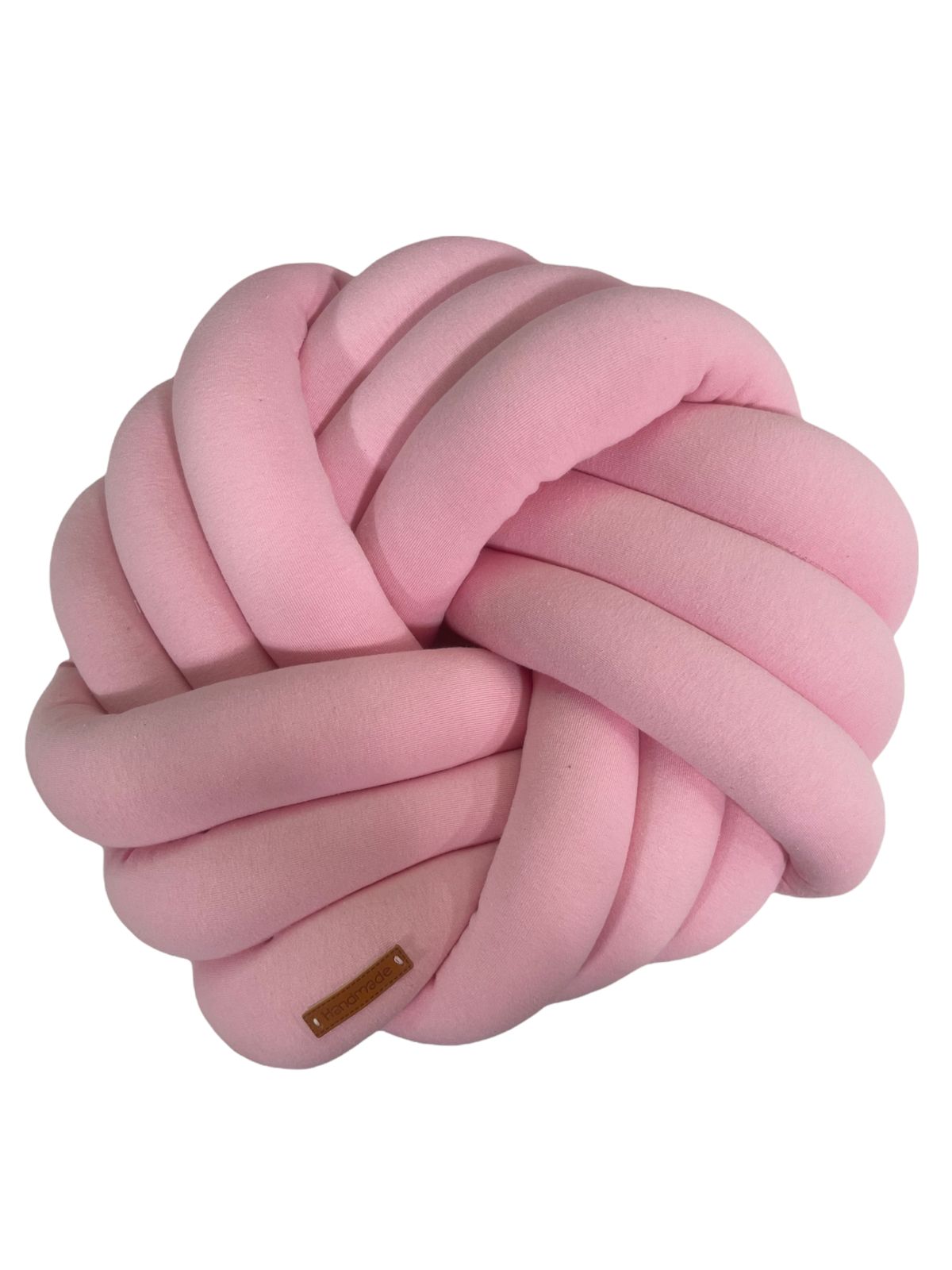 Cojín Nudo Celta 40cm Rosa Decorativo Recamara, Sala hecho a mano