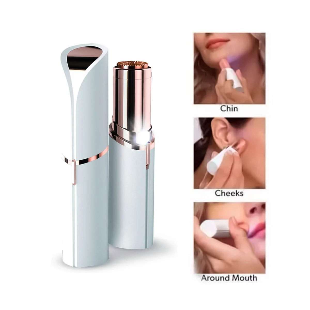Depilador Removedor Portatil Vello Facial Y Cejas Flawlbss