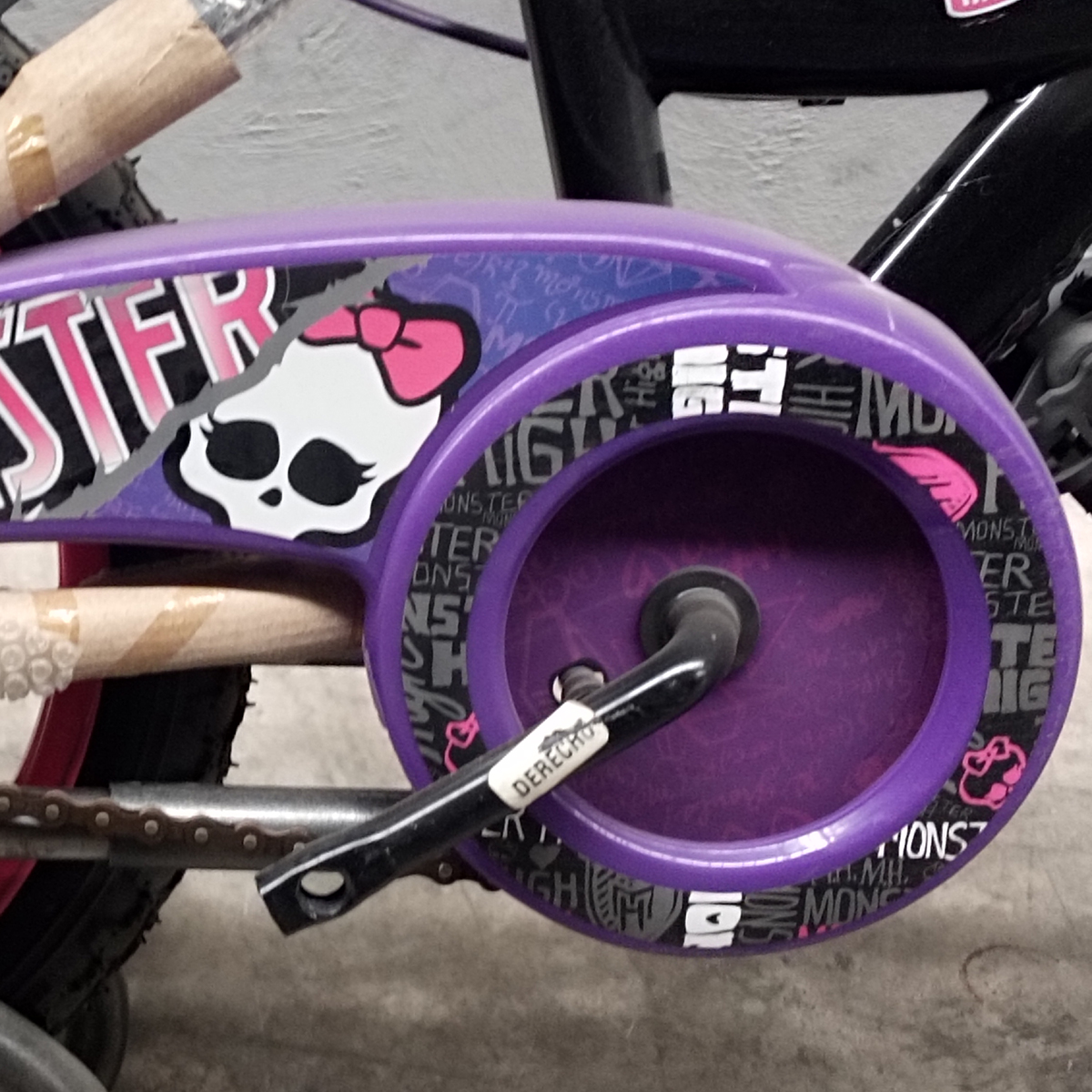 Bicicleta Veloci Reacondicionado Monster High R16 Negro